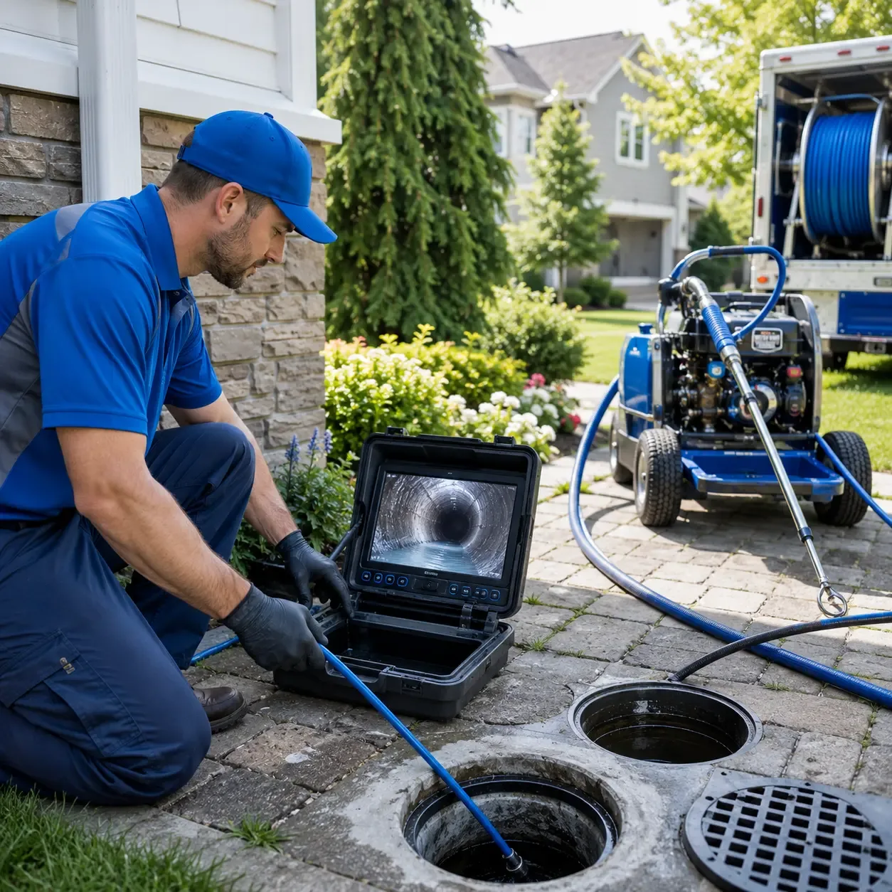 Outdoor drain cleaning professionals serving Garfield, KS