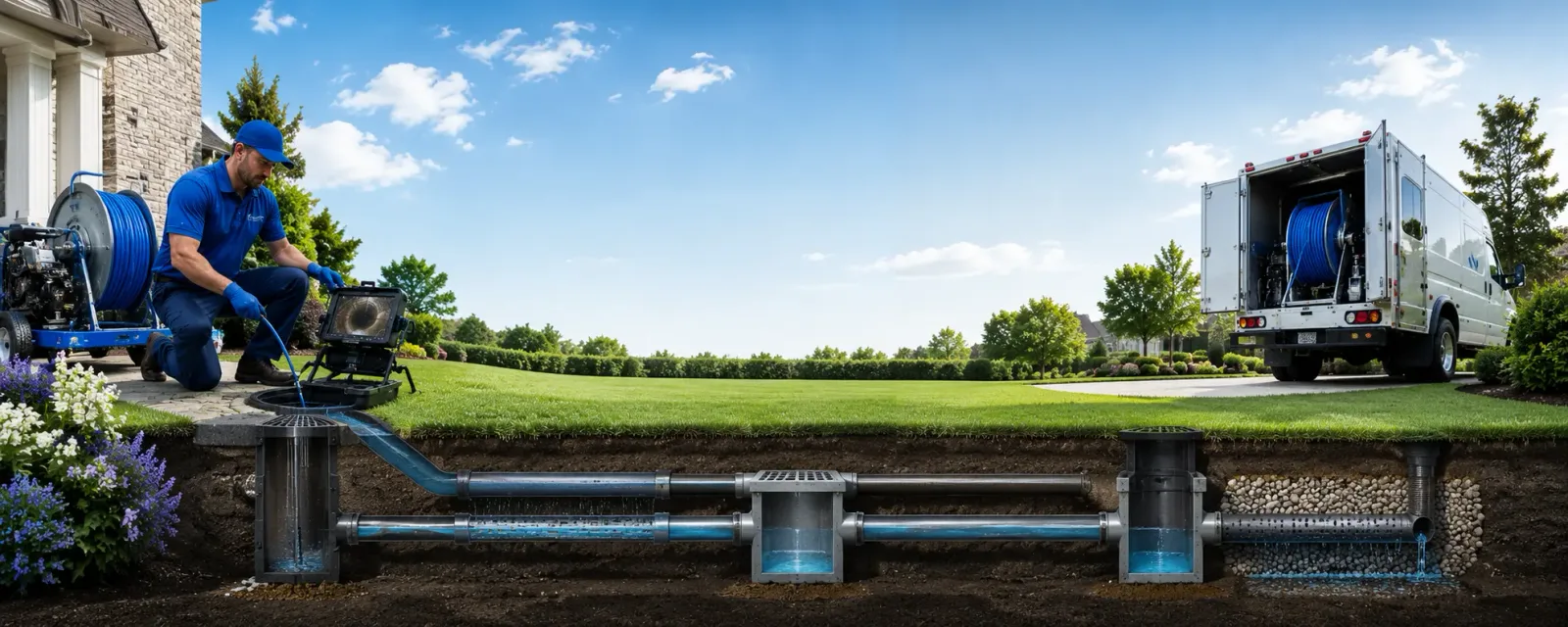 Outdoor drain cleaning information for Garfield, KS
