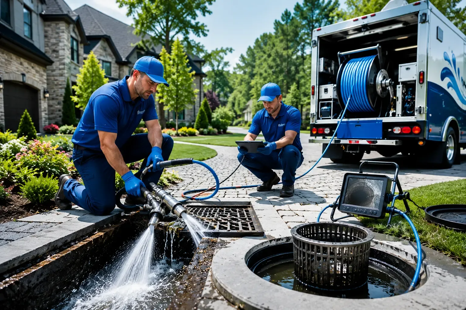 Local outdoor drain cleaning professionals in Garfield, KS
